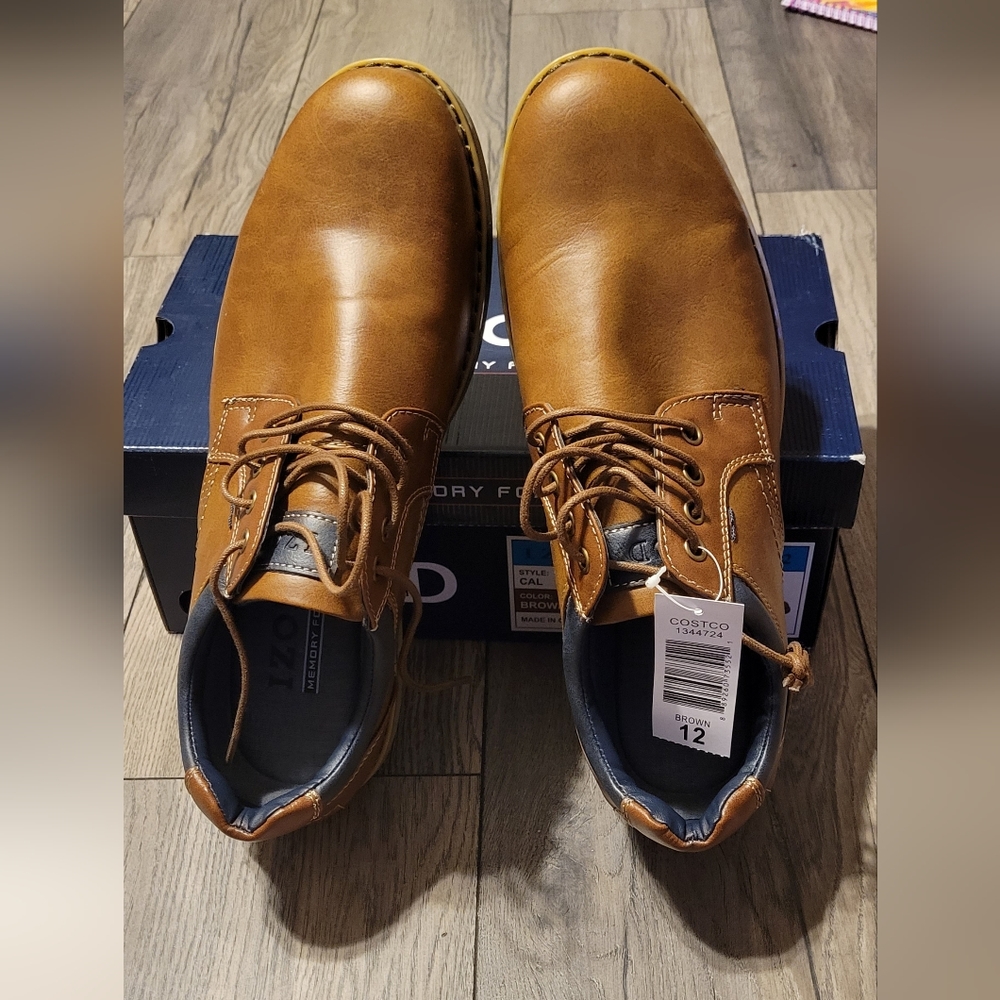 IZOD brown dress shoes